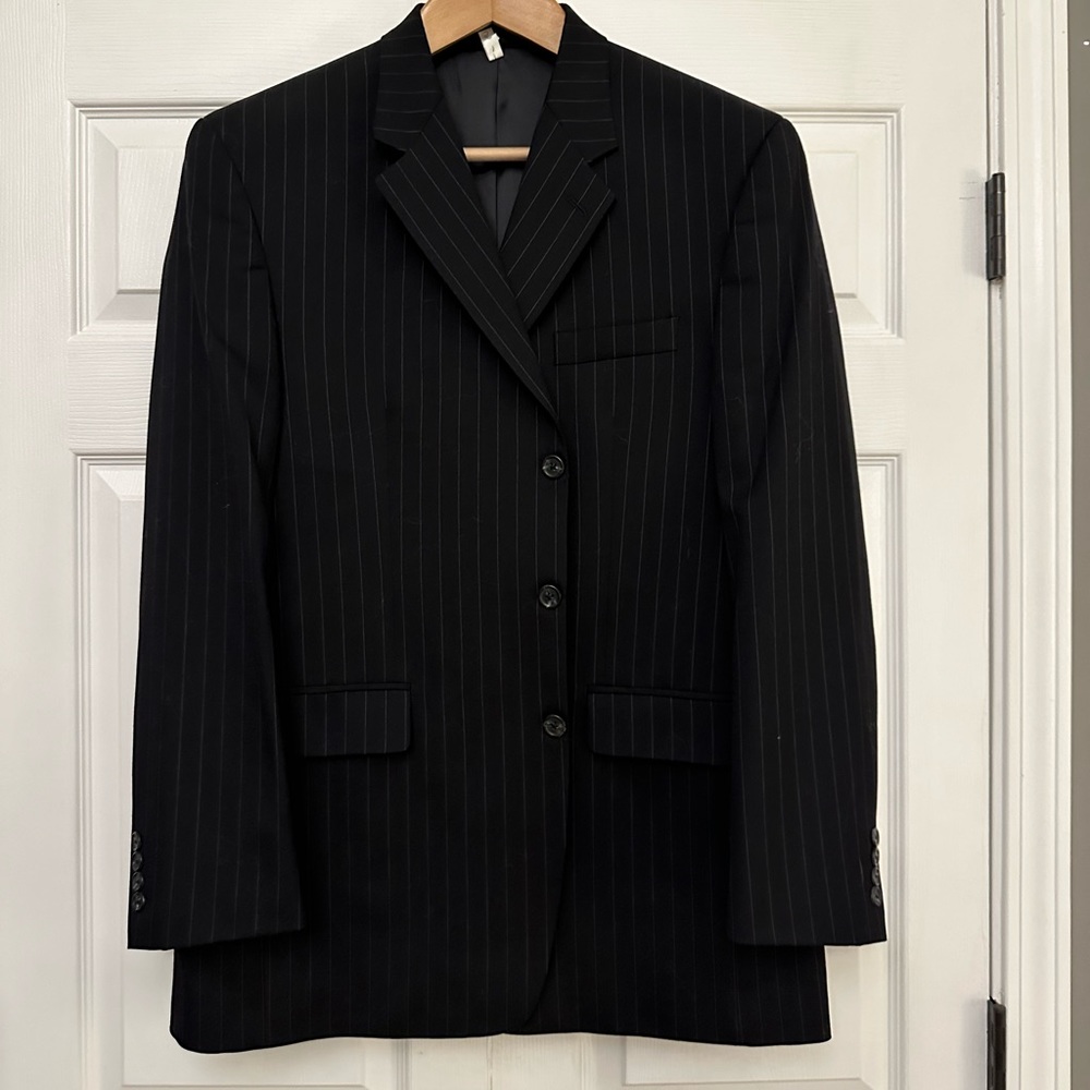Chaps Pinstripe Suit